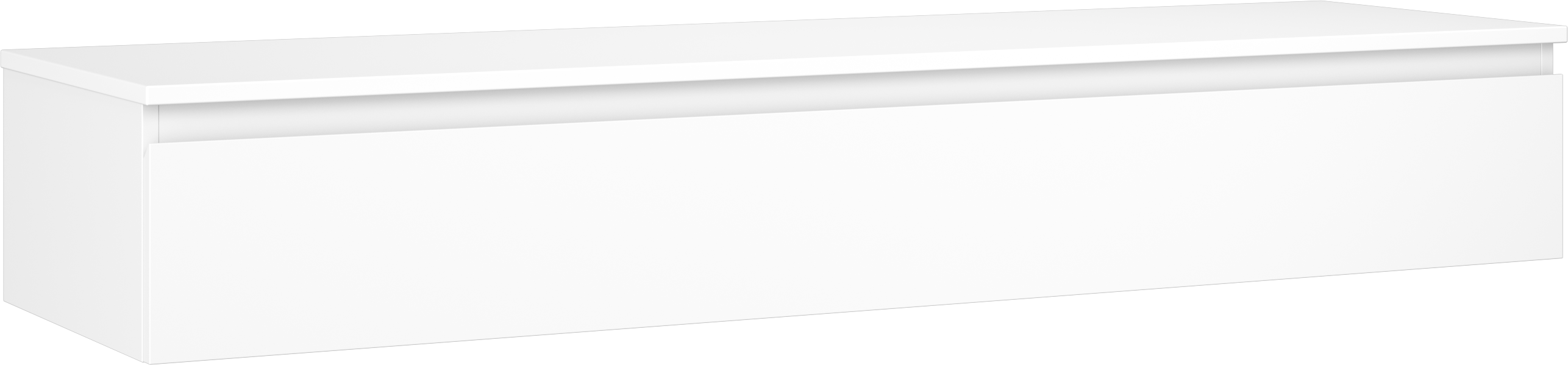 Mexen Orio szafka łazienkowa podumywalkowa 160 cm z blatem, 1 szuflada, biała mat - 91A10-16023-1-BFC01