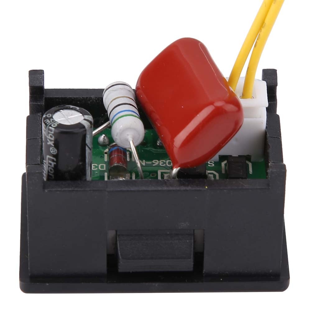 Voltmetro digitale a doppia linea LED da 0,36 pollici AC 70-380 V Voltmetro da pannello Precisione 1% - 6