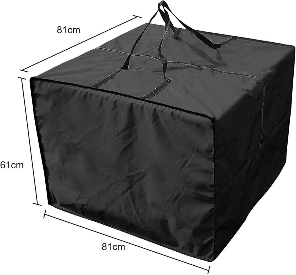 Sac de rangement pour coussins de jardin - Imperméable - 1 pièce - 80 x 80 x 60 cm - 6