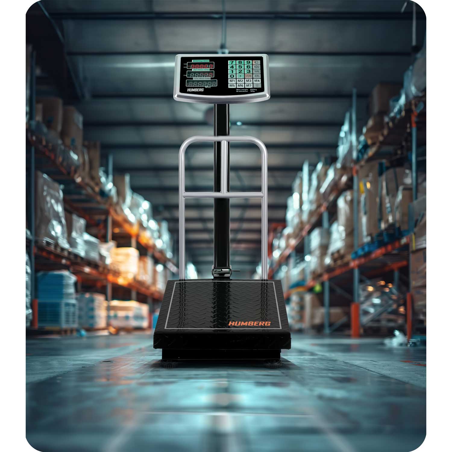 Balance Professionnelle Humberg MH-191 150 kg pour Usage Industriel - 8
