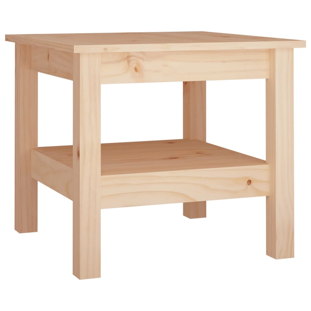 Table basse 45x45x40 cm Bois massif de pin vidaXL - 2