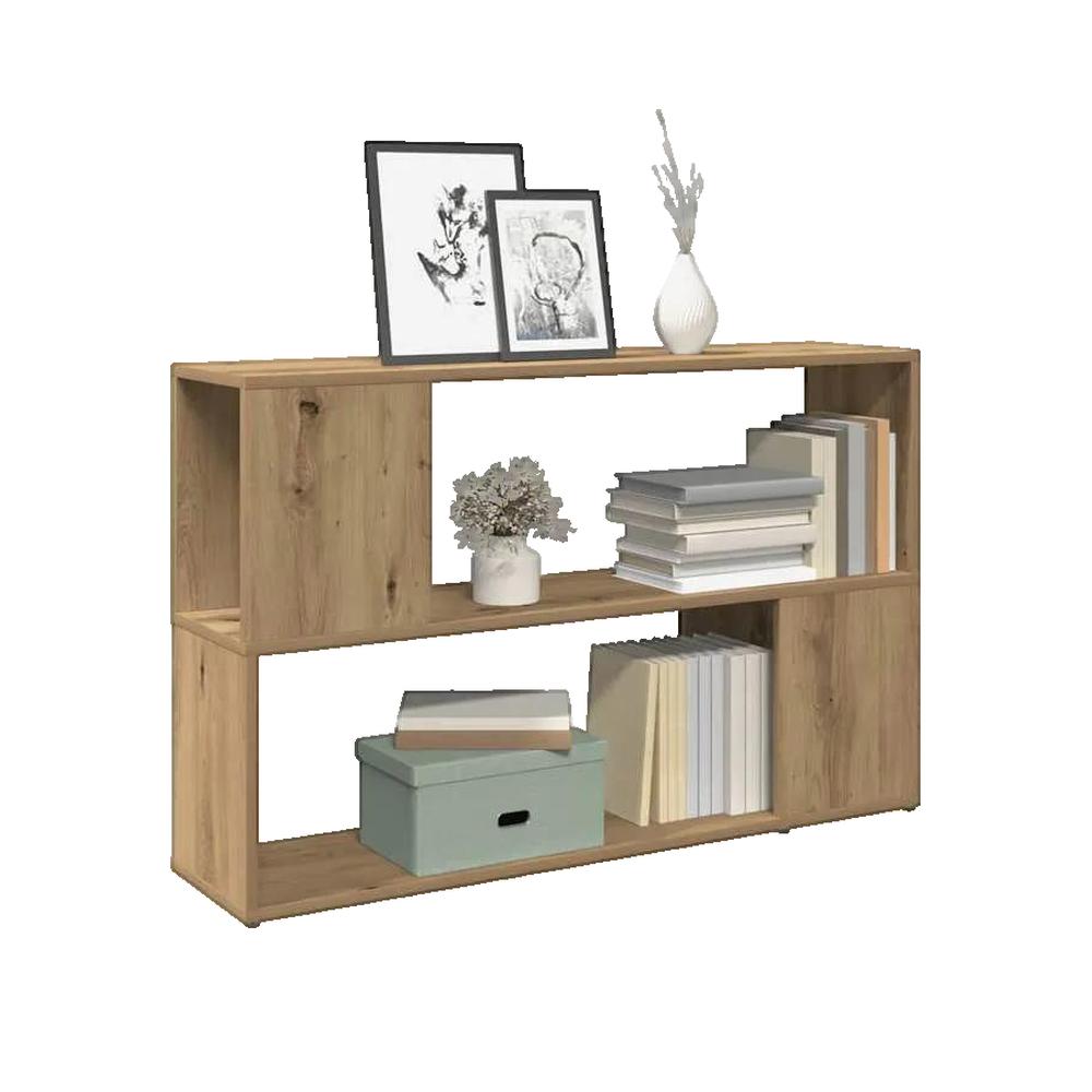 Vidaxl Estantería Madera De Ingeniería Roble Artisan 100X24x63 Cm , Leroy Merlin
