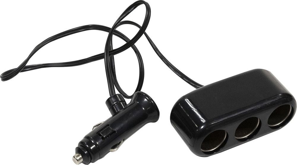 Start Presa Accendisigari A Tre Vie 12V Con Cavo 100 Cm - Potenza 8A LED Biadesivo
