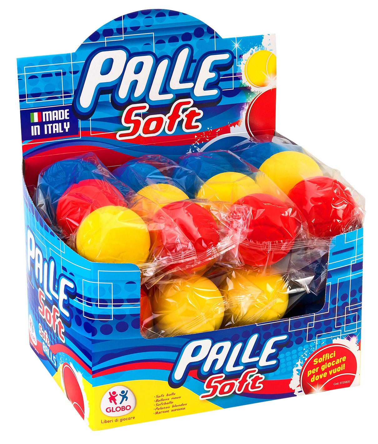 Lot De 12 Balles Souples En Mousse EVA Multicolores – 5 Cm – Jouets Sûrs Pour Enfants Dès 3 Ans – Idéal Jeux Intérieurs & Extérieurs