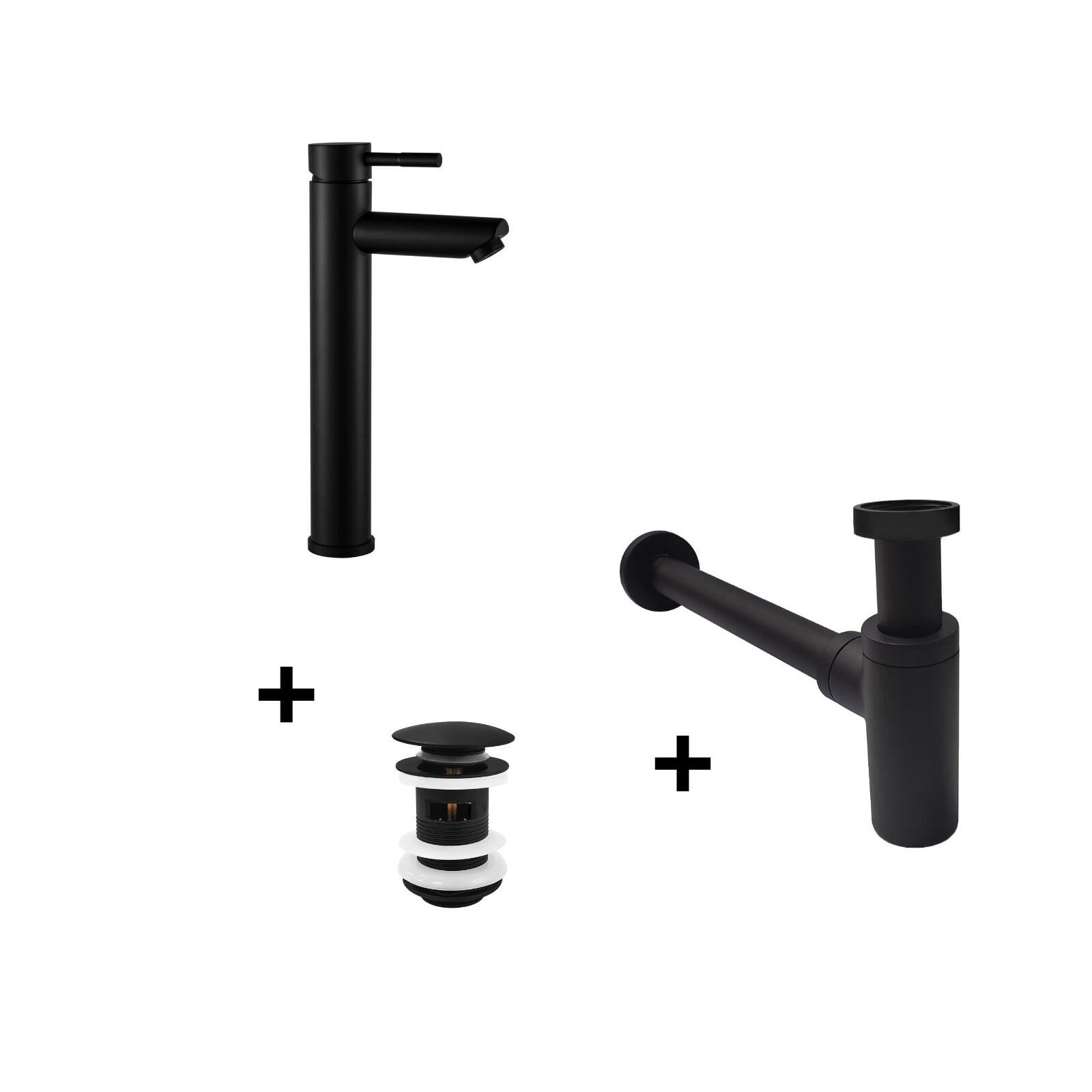 Grifo de caño alto GRIFO tapón CLINT sifón SIMON Leroy Merlin