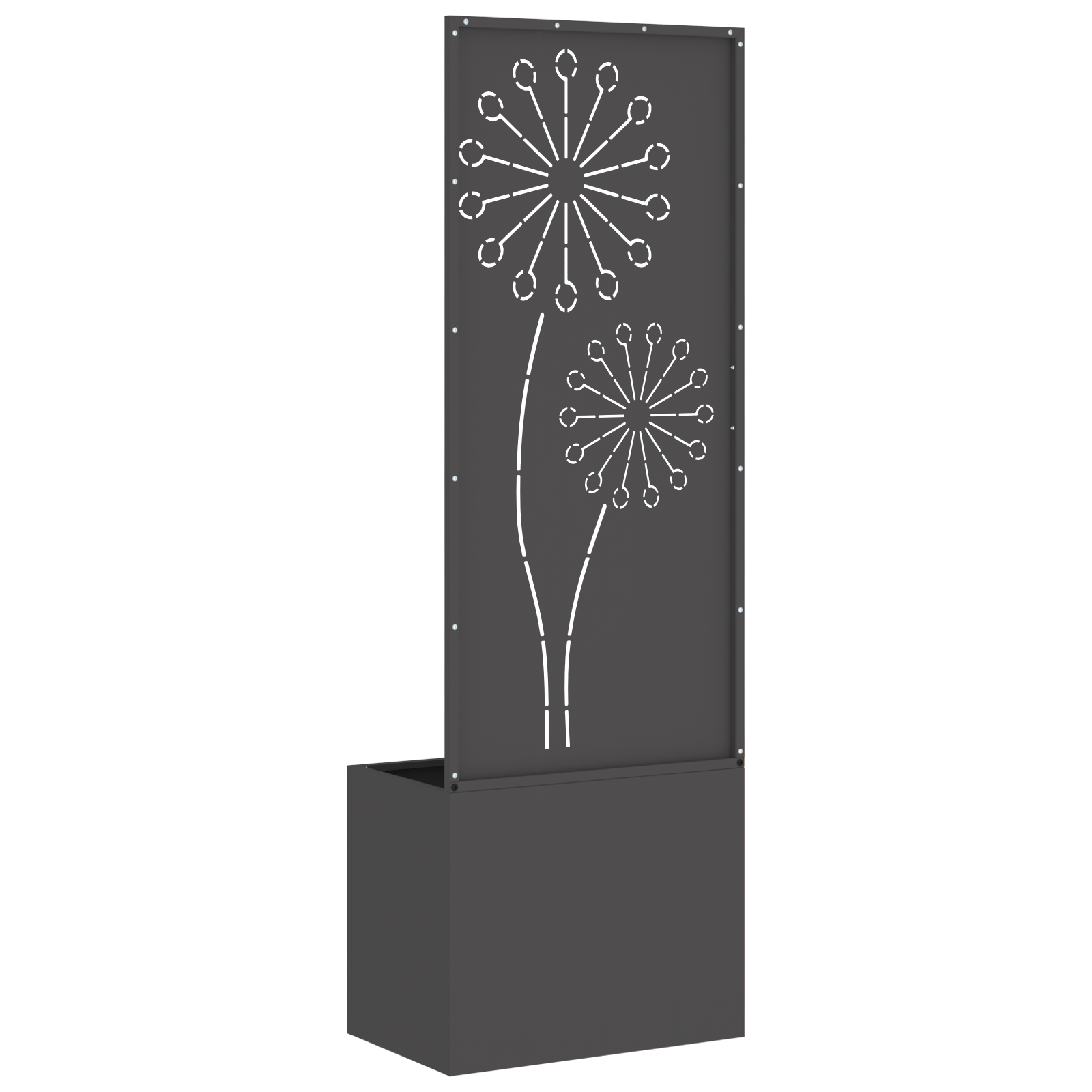 Écran de confidentialité de jardin Fretwork Noir 50 x 150 cm vidaXL - 7