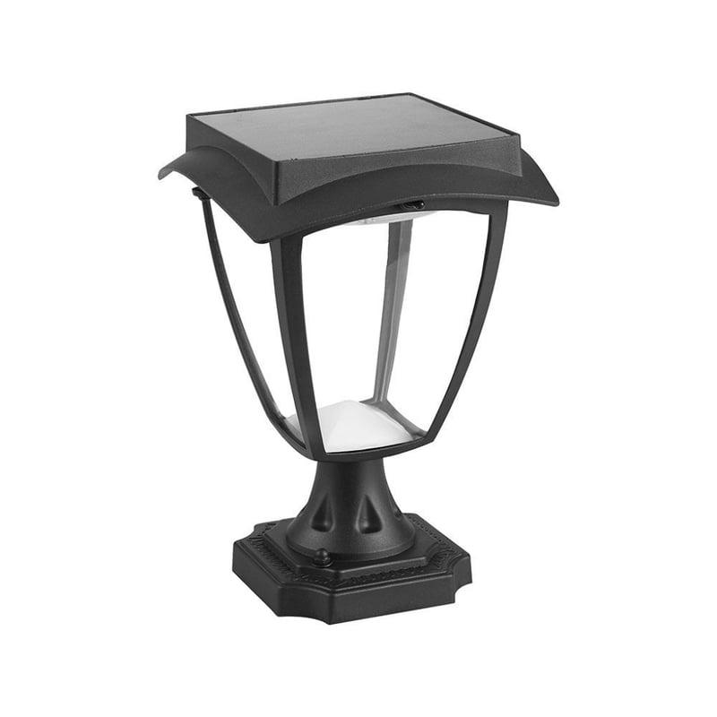 Lampa podłogowa Samsung Solar LED, matowa czerń, 3000K+6000K, IP65