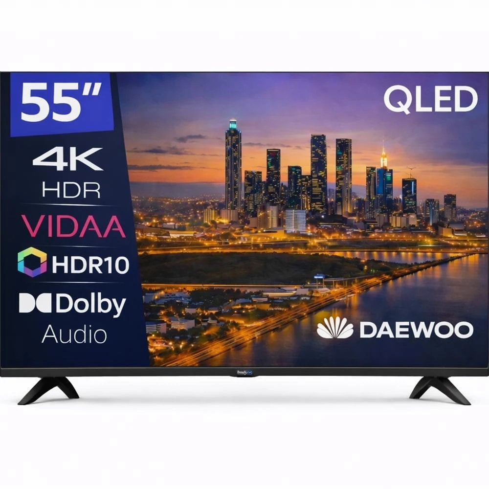 Daewoo Smart Tv Qled 55'' (139,7 Cm) 55Vb56qv, 4K Uhd, 50 Hz, Hdr 10, Dolby Audio - Imagen 3
