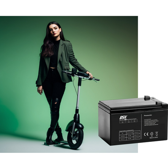 Batterie plomb-acide AGM scellée DSK VRLA 12V 3.3Ah - 5