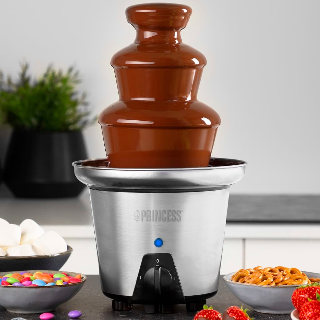 Fontaine au chocolat XL 90 W Argenté Princess - 5