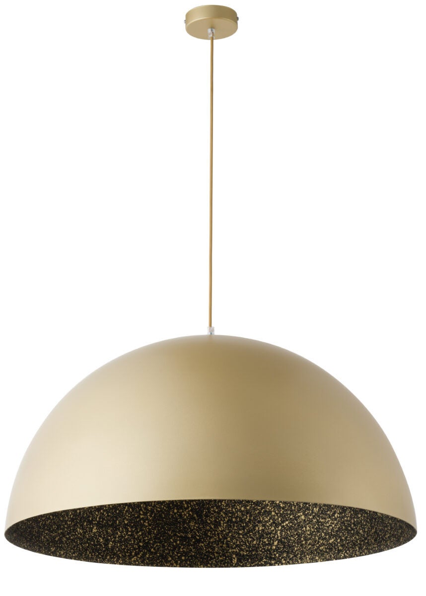 Lampa wisząca Sfera złoto-czarna 1xE27x15W dekoracyjna wym: 90 x 35 x 35 cm metal SIGMA