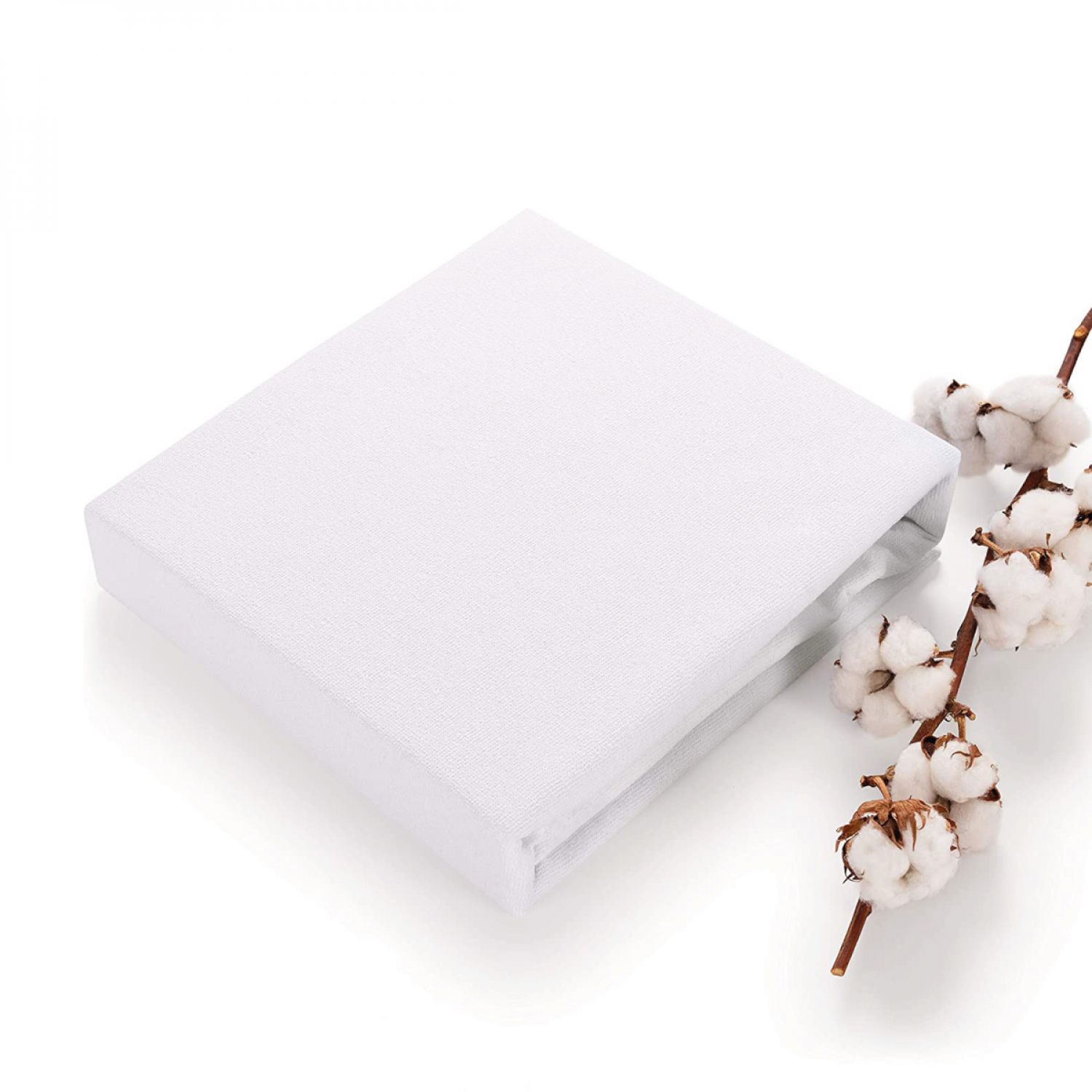Alèse, protège matelas imperméable et respirant - Coton et TPU - 140 x 200 cm - Blanc - Vivezen - 5