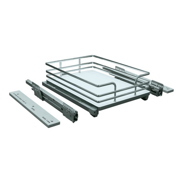 Panier coulissant fond mélaminé - Largeur : 414 mm - VIBO