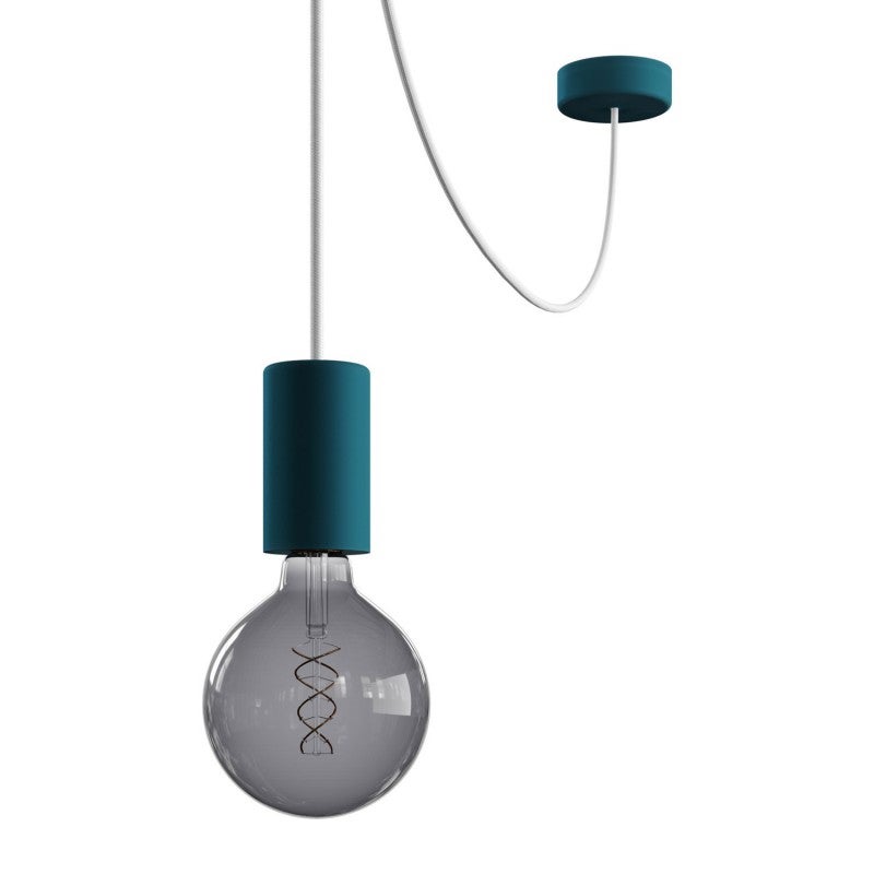 1 Suspension Couleur Avec Câble Textile – Style Tendance Et Design