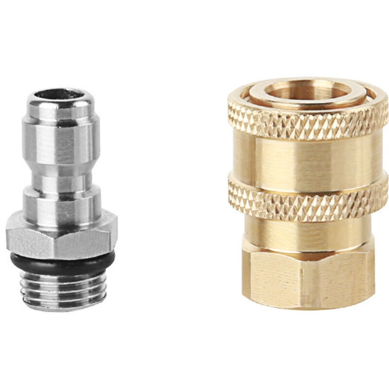 Conectori pentru duze de pulverizare de înaltă presiune, filet M14, conector rapid 1/4, piese de conectare a furtunului