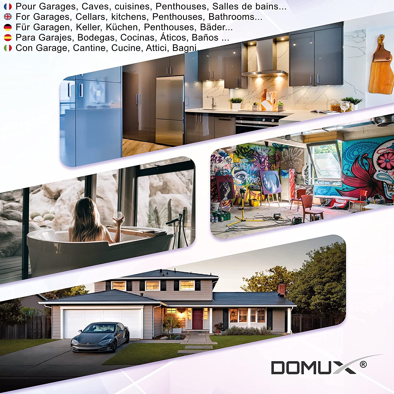 2 Colliers de serrage Inox 150 mm à entraînement par vis sans fin, plage de serrage 140-170mm pour conduits, gaines de ventilation, VMC et Hotte DN150 - 4