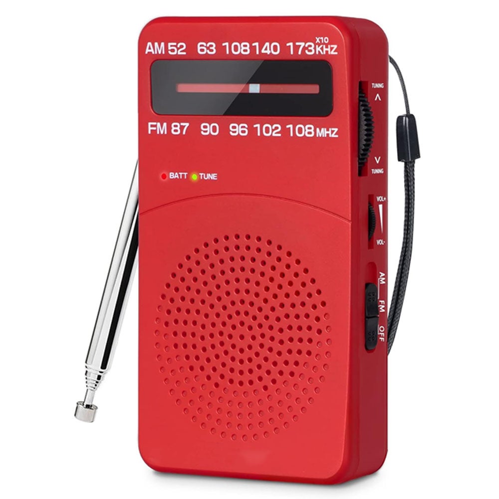 Radio Portatili, FM/AM Radiolina Portatile, Mini Radio con Eccellente Ricezione, Radio a Pile con l'Indicatore di Segnale, Jack per Cuffie, Alimentazione Batterie AA per Camminare, Jogging, Campeggio
