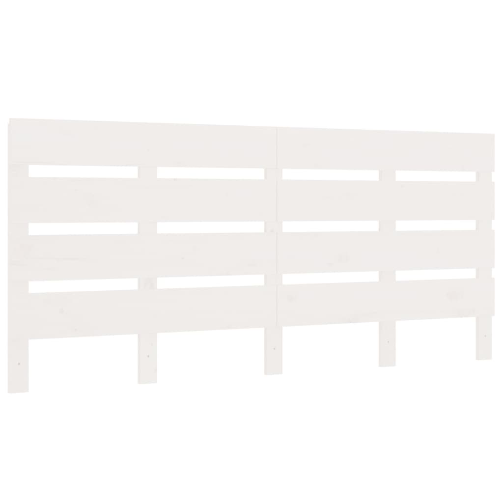 Cadre de lit sans matelas en bois massif de pin blanc pour la chambre, 180 × 200 cm - 9