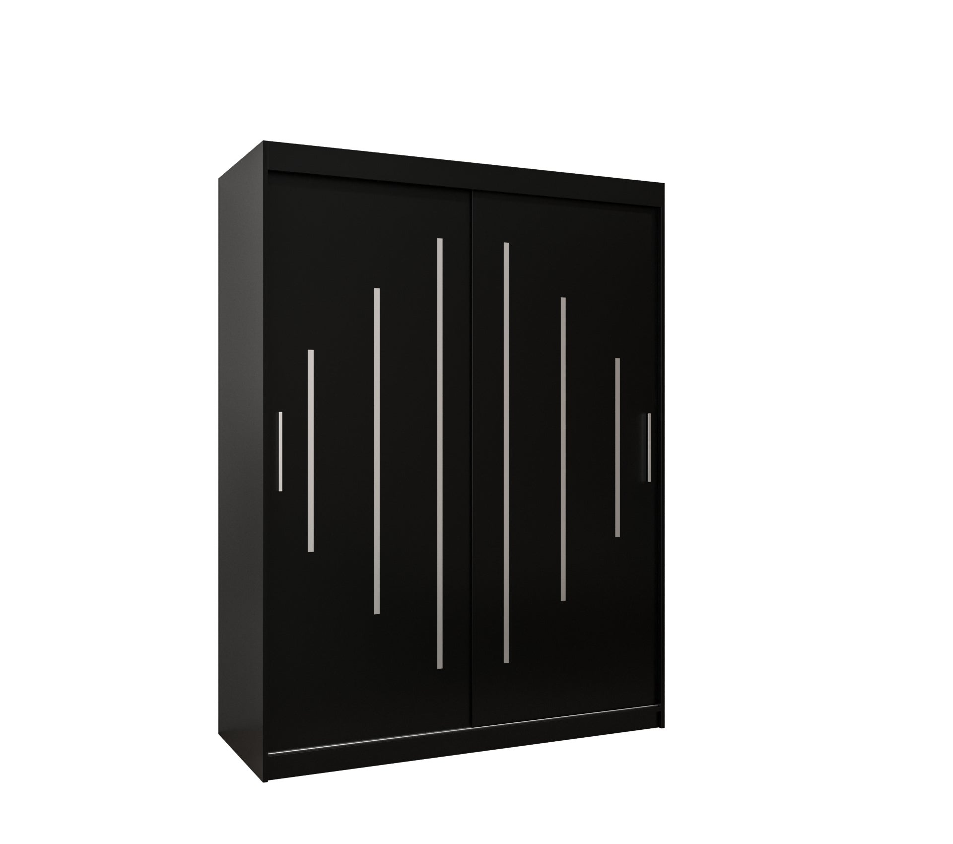 Szafa przesuwna garderoba York 150 x 62 x 200 cm Czarny - Abiks Meble