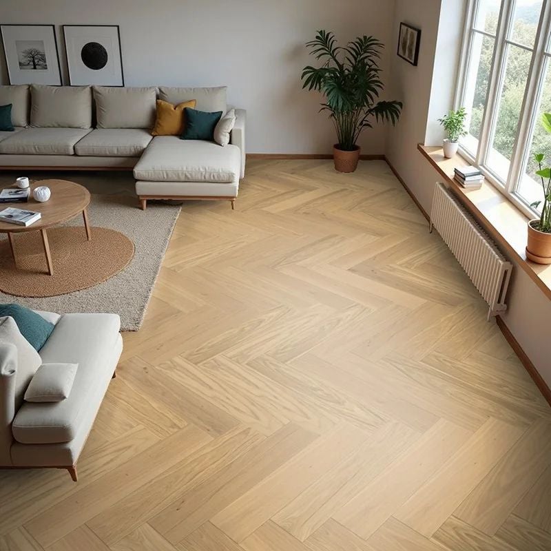 Arquiservi | Piso Vinílico SPC Espinha Click (6 mm, 1,88 m²) | Hidrófugo, alta resistência, instalação fácil, Trigo Dourado - 3