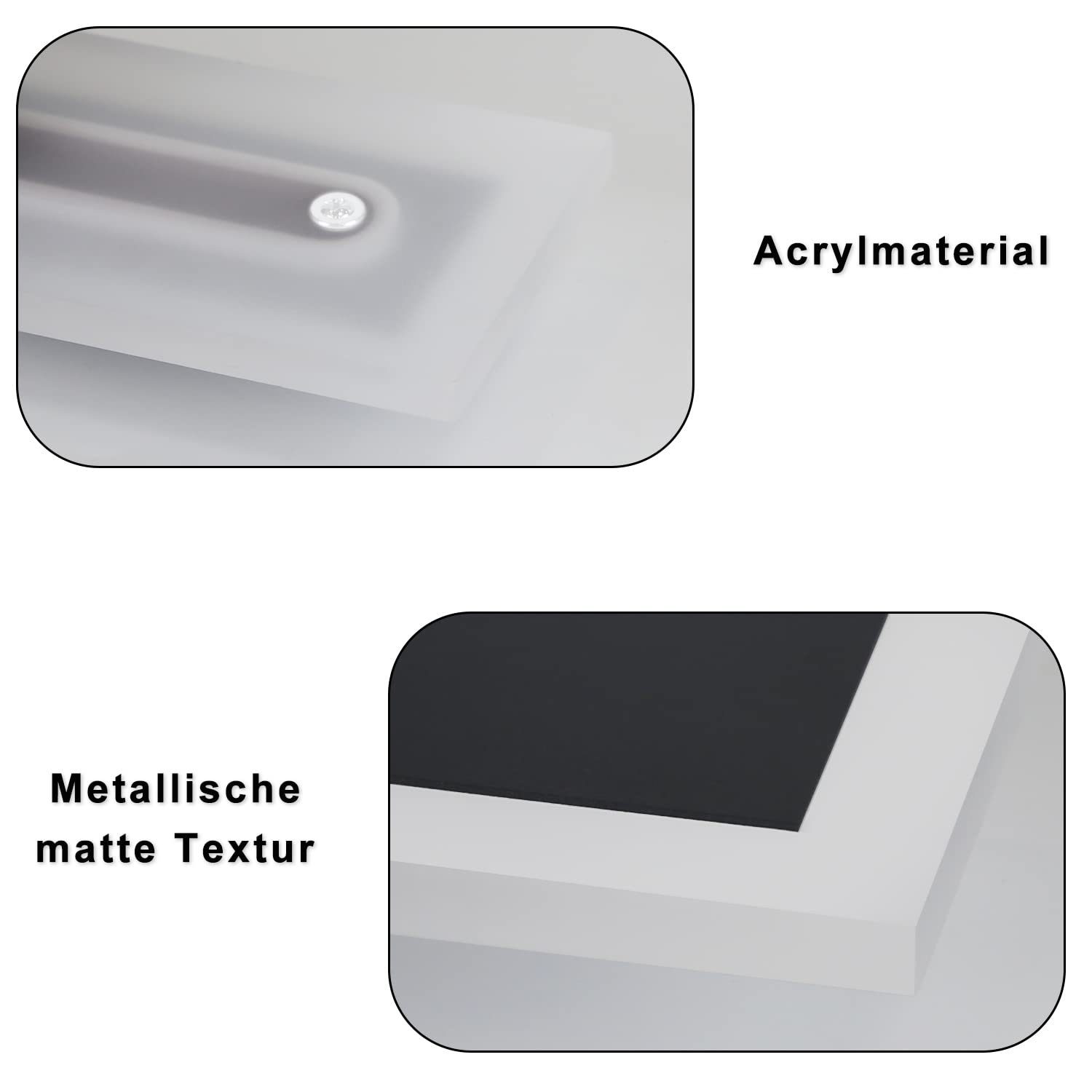 NETTLIFE Kinkiet zewnętrzny LED: kinkiet wewnętrzny o długości 50 cm, 10 W, czarny kinkiet, 3000 K, nowoczesna lampa zewnętrzna IP65 - 4