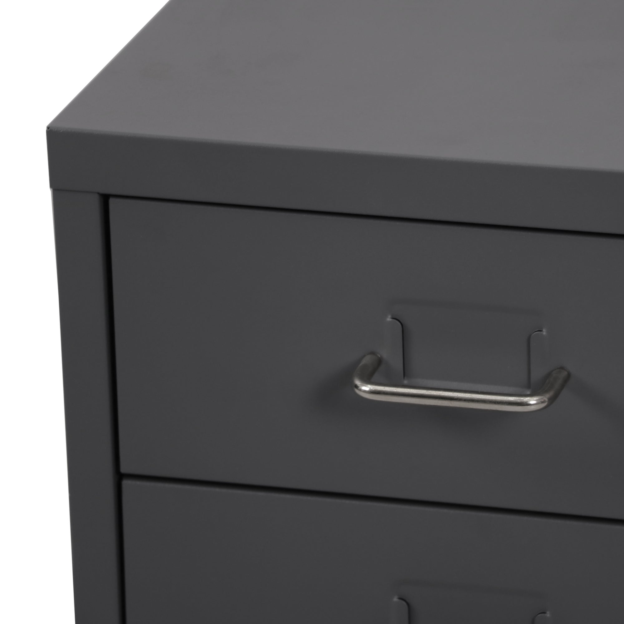 Caisson de bureau à roulettes Kökar acier 48 x 28 x 41 cm gris [en.casa] - 6