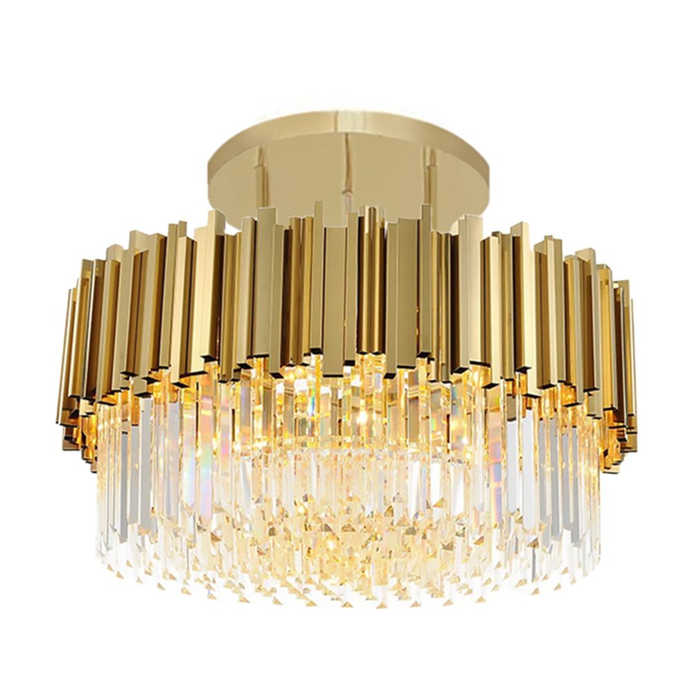 Lampa Sufitowa Kryształowa Toolight App1100 Złoty