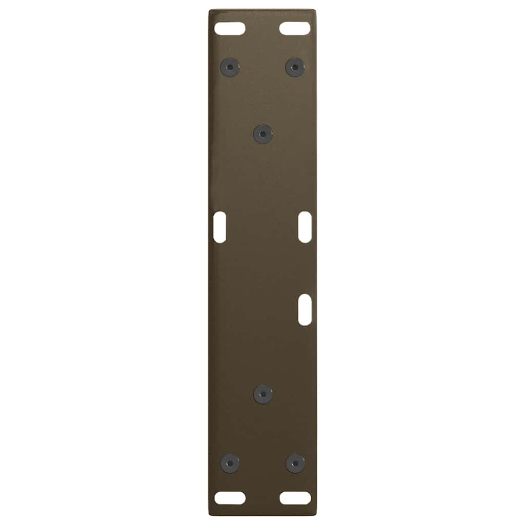 Pernas de mesa de jantar em forma de V 2 peças de aço natural - COMFORTXL - 7