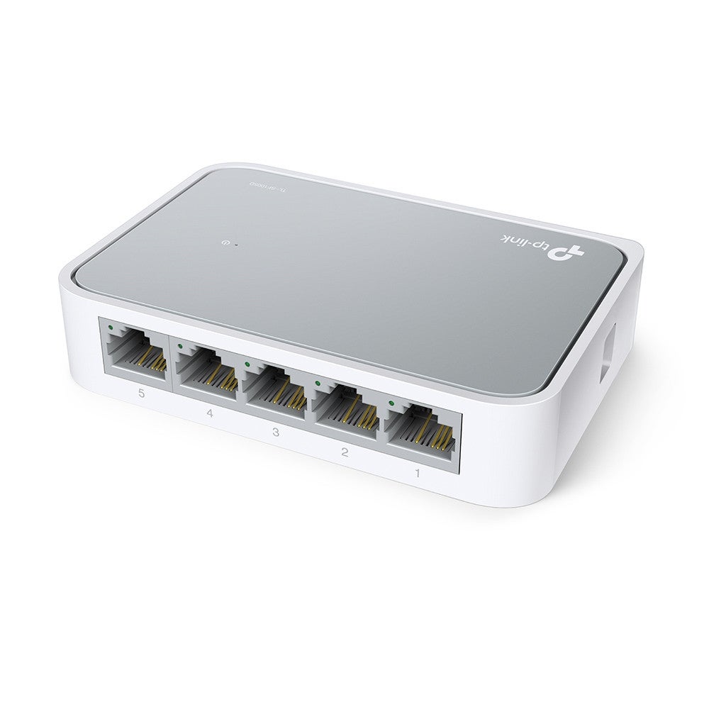 TP-LINK TL-SF1005D V15 commutateur réseau Géré Fast Ethernet (10/100) Blanc - 3