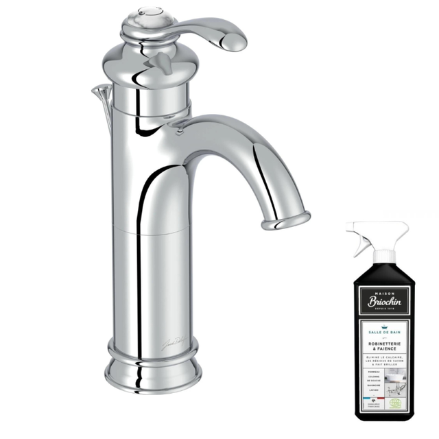 Mitigeur lavabo haut JACOB DELAFON Fairfax + nettoyant Briochin