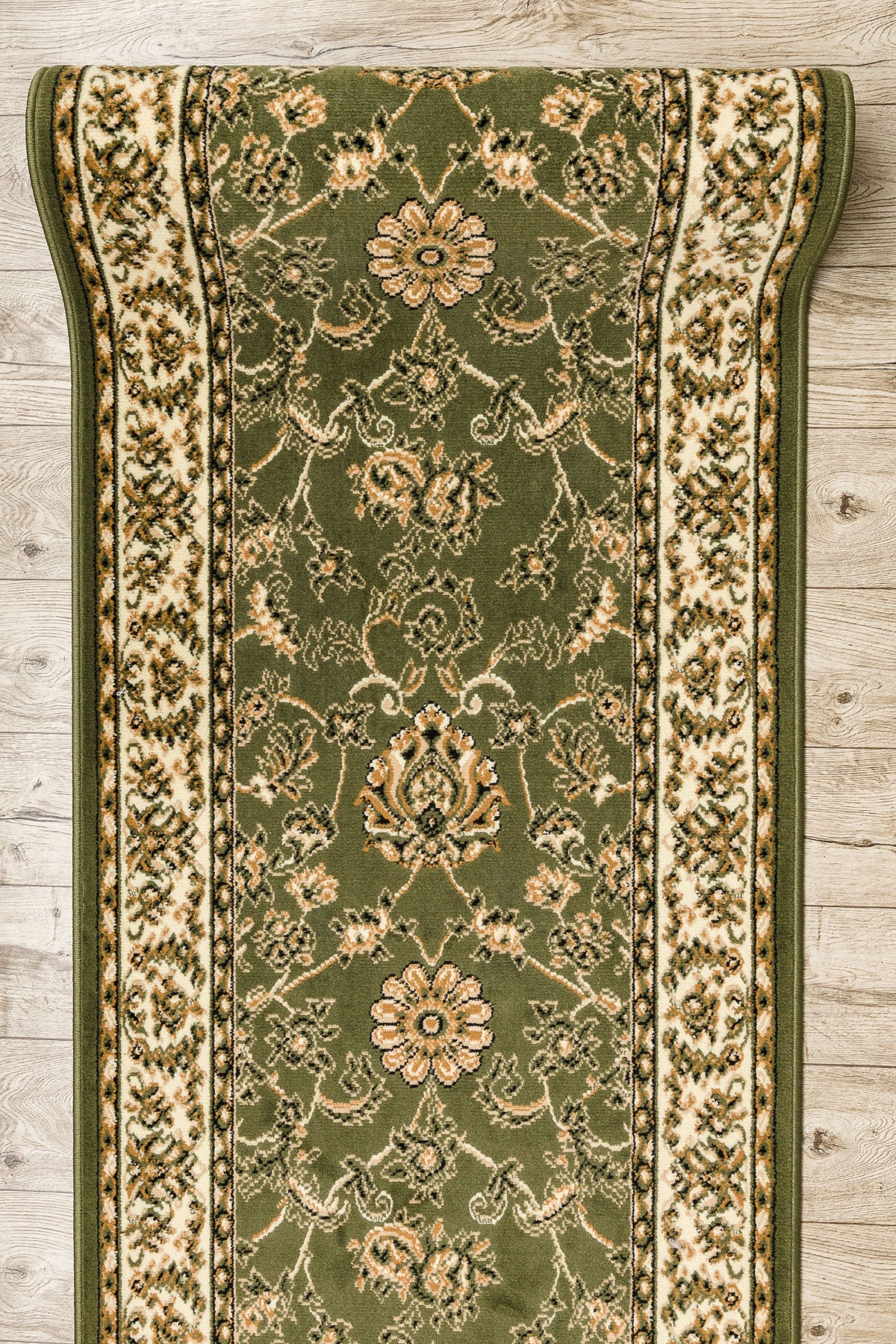 CHODNIK BCF MORAD Klasyk klasyczny oliwka zielony 100 cm 100x860 cm - 5