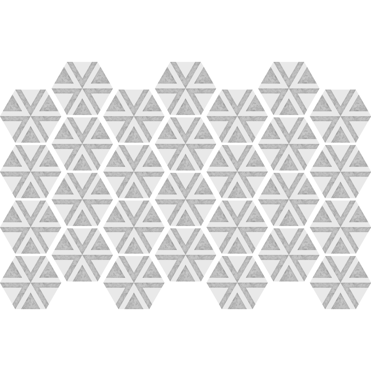 Adesivo piastrelle esagonali sfumature di grigio antico - Sticker adesivo - adesivi murali - 28stickershexagones15x13,5cm - 2