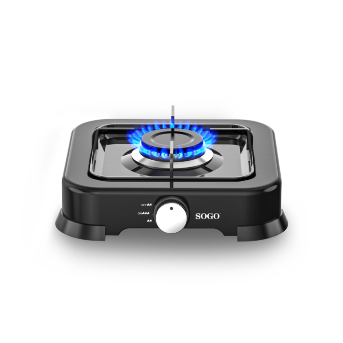 Sogo Cocina De Gas 1 Fuego 103Mm,, Negro , Leroy Merlin