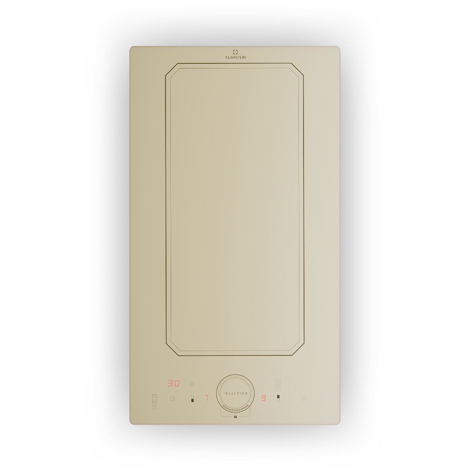Klarstein Placa De Inducción Victoria Domino Instalación 3500W Zona Flexible Temporizador Crema , Leroy Merlin