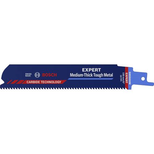 Bosch Professional 1x Lame per Seghe Universali S 955 HHM Expert `Medium-Thick Tough Metal` per Acciaio Resistente, Lamiere di Acciaio Inossidabile, L