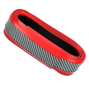 Protections Portières Voiture En Fibre Carbone Noire - Lot De 4 Bandes Autocollantes - Anti-rayures Et Chocs