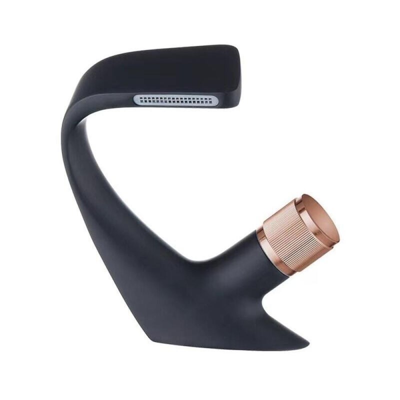 Bateria łazienkowa kaskadowa Chromowana bateria umywalkowa Elegancka bateria łazienkowa z wężem wodnym 60 cm (czarny złoty róż)