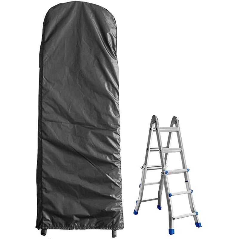 Housse de Protection Escabeau, Protection D'échelle 100% Étanche Anti-UV Résiste À L'humidité Matériau en Polyester, 50x174x65 cm - 4