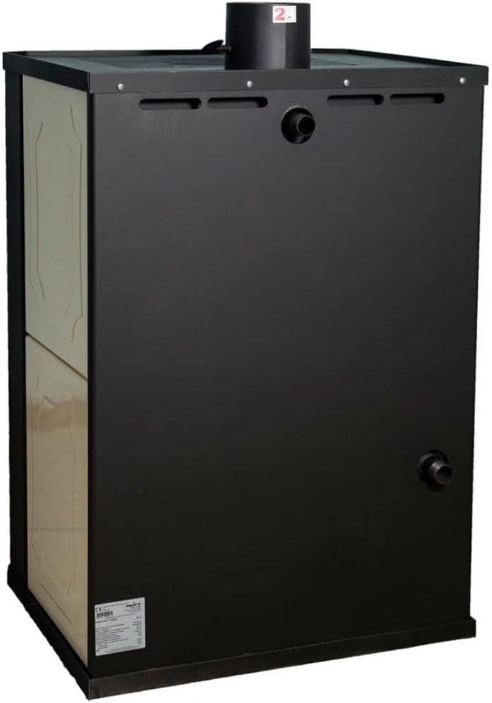 Stufa a legna per impianto di riscaldamento centralizzato Prity WD W24. 23 + 6kw Potenza di riscaldamento - 3