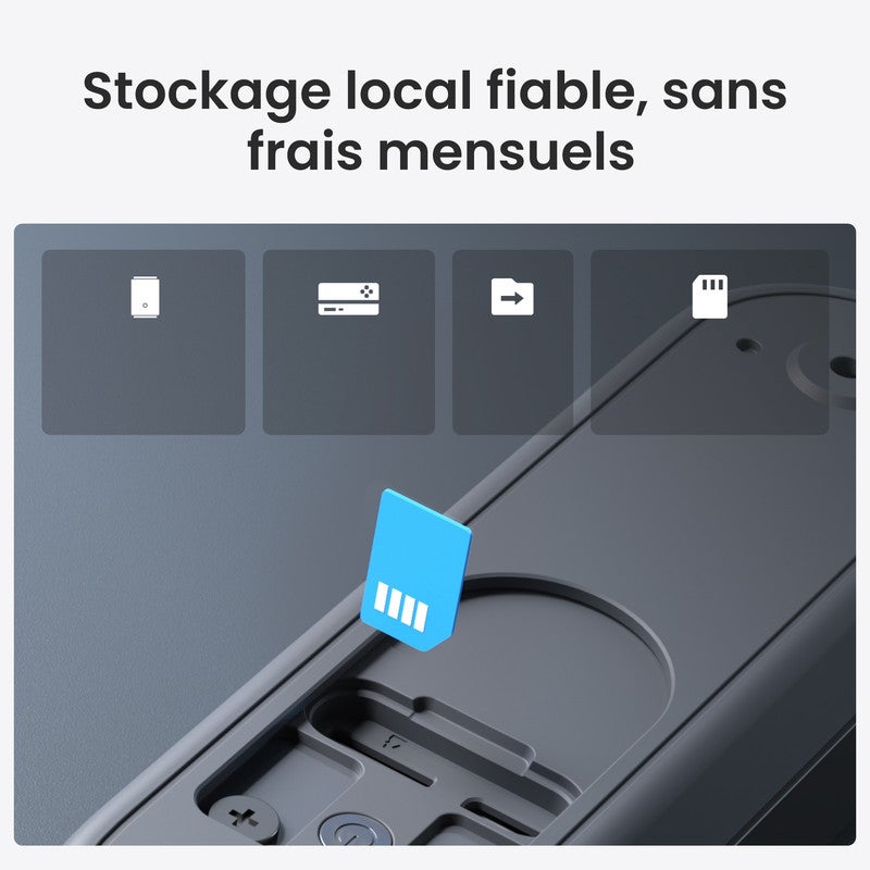 Sonnette Vidéo Batterie caméra 2K 4MP avec Chime, Détection Intelligente, 2,4/5GHz WiFi, Vision Nocturne, Reolink - 3