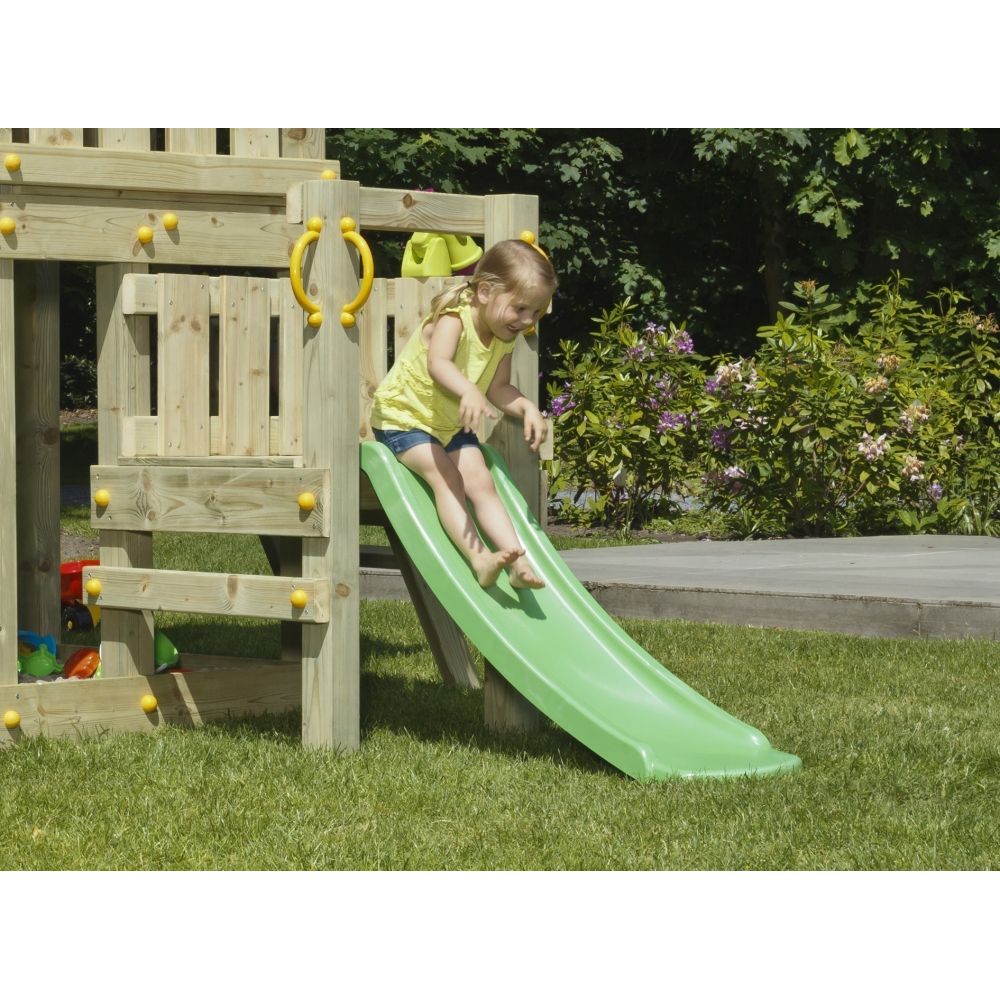 Glissière de toboggan avec vague en PEHD toba 120cm Vert foncé Kbt - 6