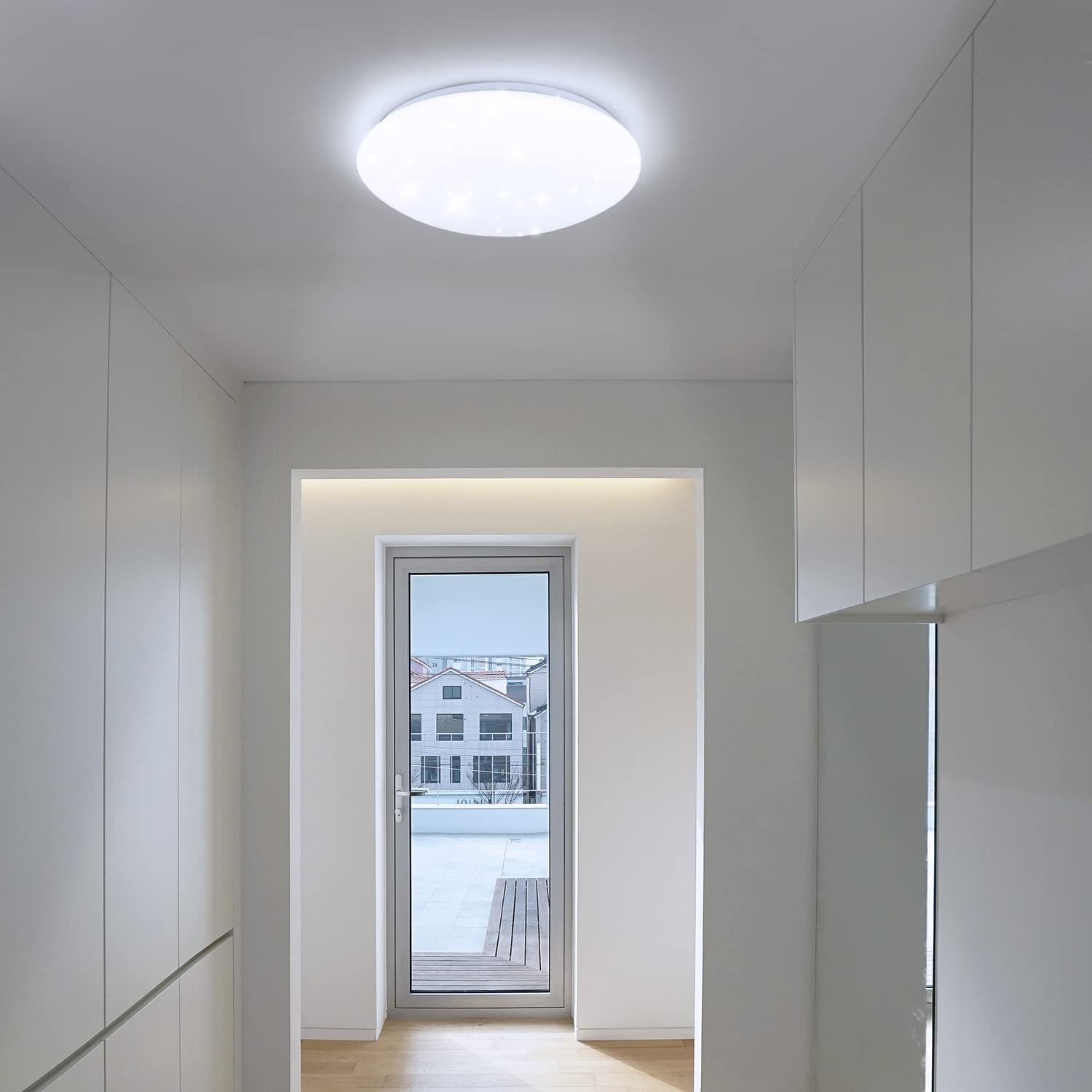 NETTLIFE Plafoniera LED Cielo Stellato Lampada da Camera da Letto Dimmerabile con Telecomando 37 W Lampada da Cameretta per Bambini 28 cm per - 3