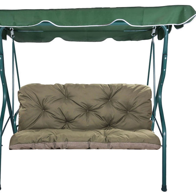 Poduszka ogrodowa na huśtawkę 120x50x50cm poduszka na meble ogrodowe zielona, poduszka na balkon taras, poducha ogrodowa na ławkę