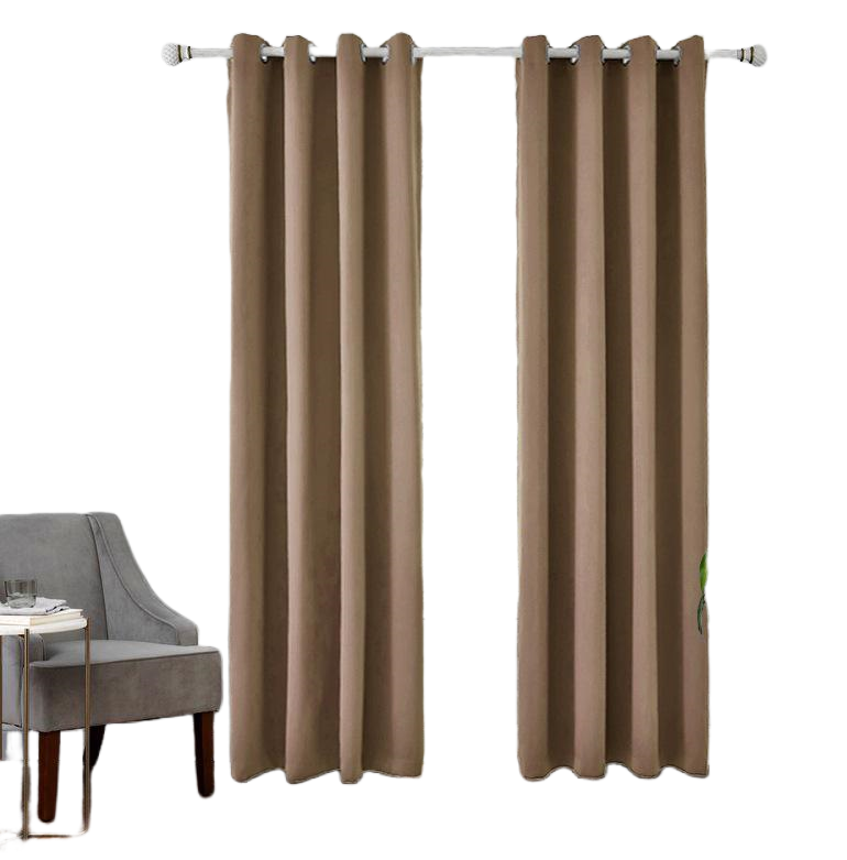 BOYOUTH Tende oscuranti con finestra in pizzo bianco, con occhielli a doppio strato e tendaggi per soggiorno, camera da letto, 90 x 200 cm, 2 pannelli
