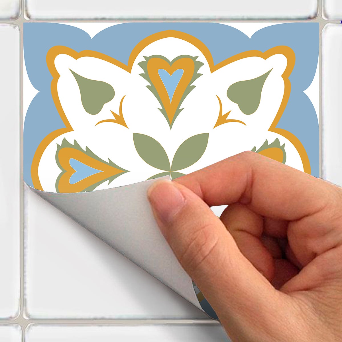 9 adesivi piastrelle azulejos vicito - Sticker adesivo - adesivi murali - 9stickers10x10cm - 4