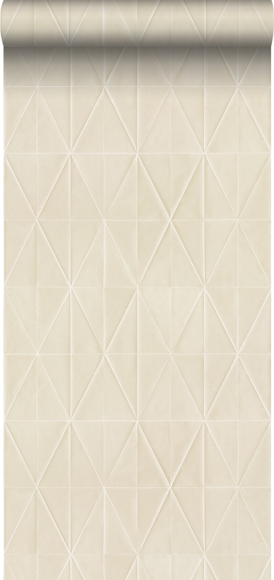 Papier peint origami sable beige - 53 cm x 10.05 m - Origin ...