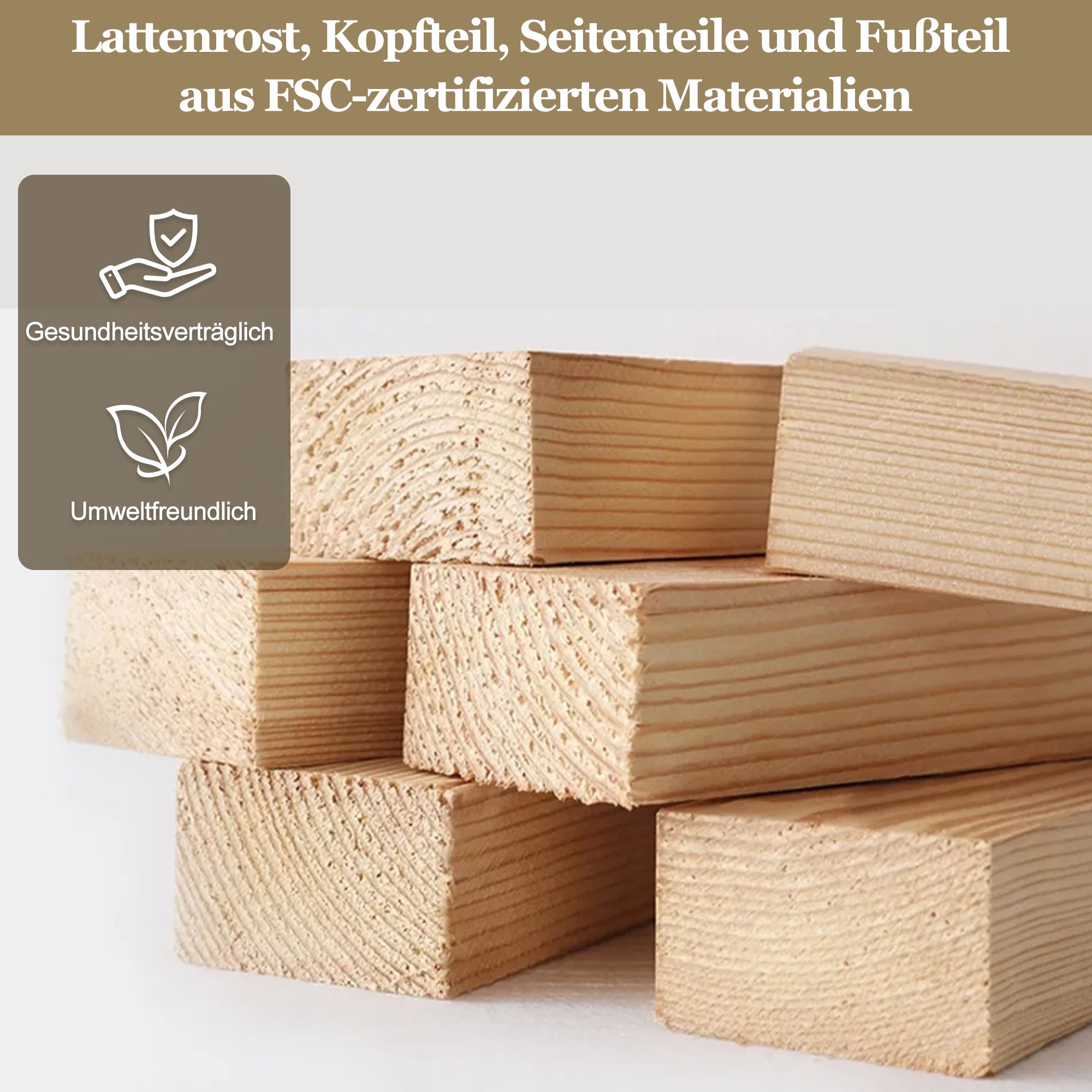 Tapicerowane łóżko dziecięce 90x200 cm - z barierkami zabezpieczającymi - Nogi z litego drewna - Tkanina bouclé - Różowe - 7