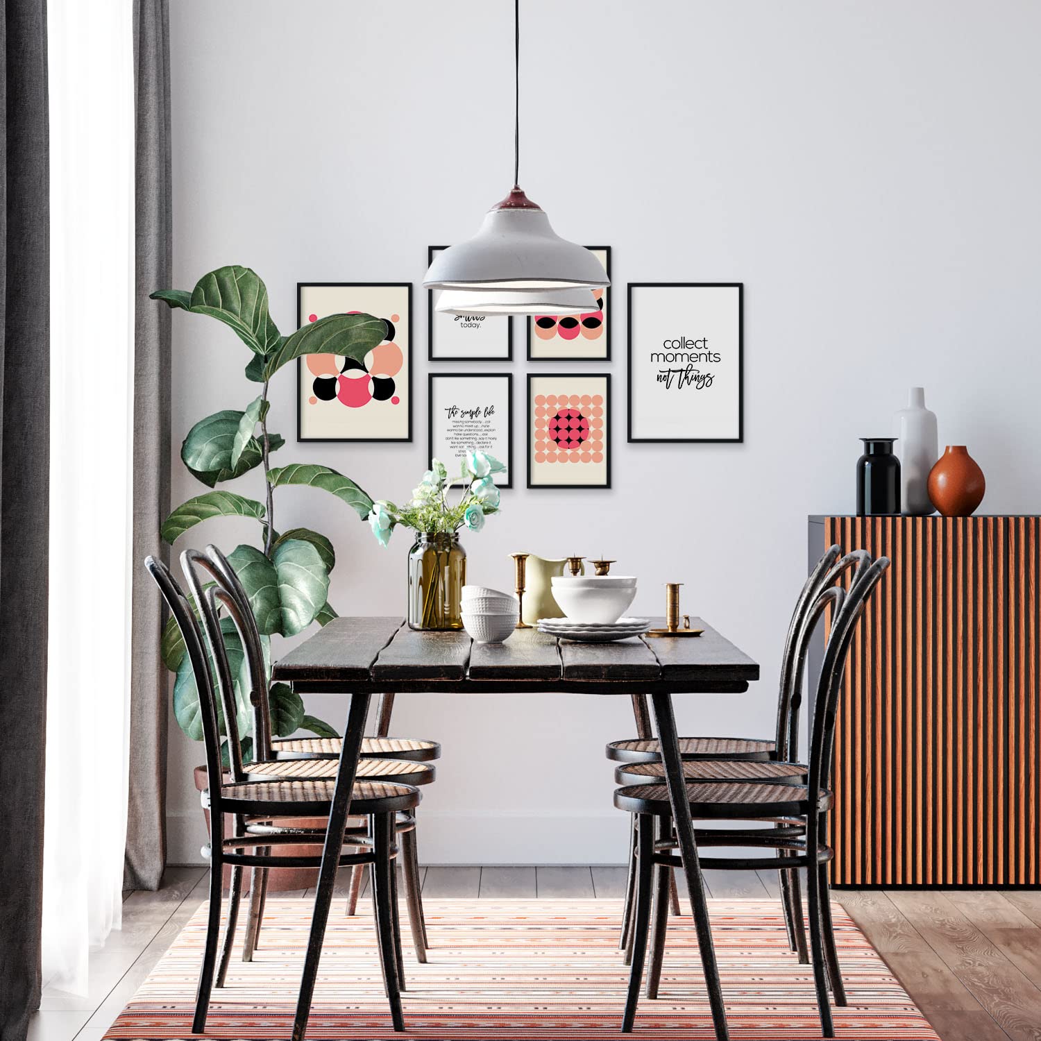 Ensemble D'affiches Paysage Maritime, Plage, Coquillages, étoiles Dans Le Sable, Impression