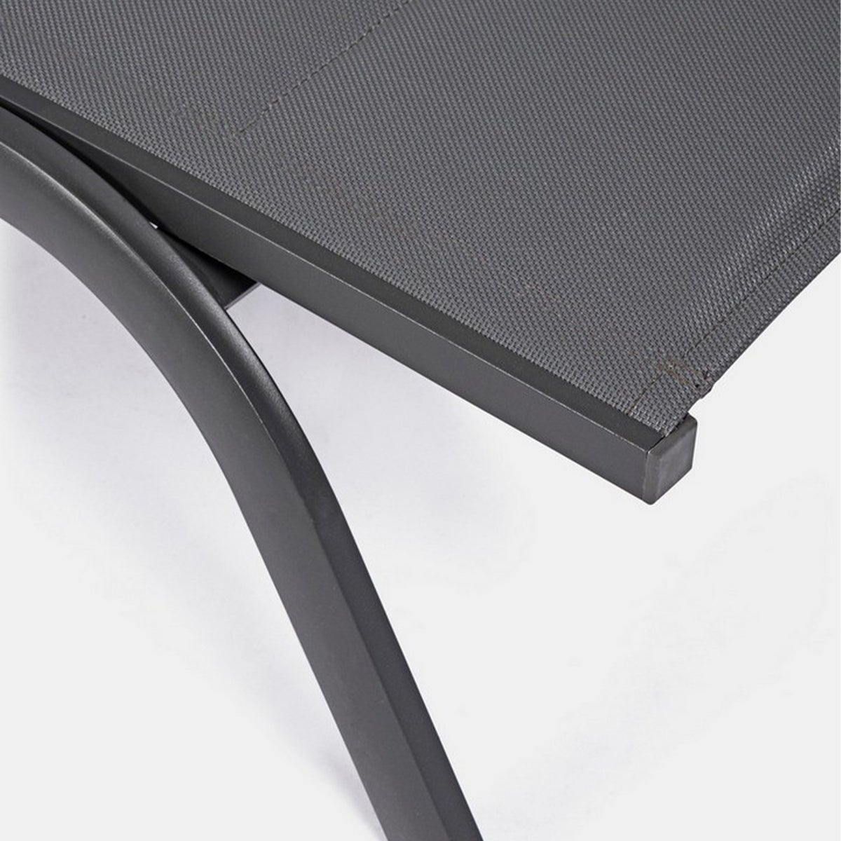 Leżak ogrodowy z kółkami, regulowany leżak do opalania Cleopas - 6