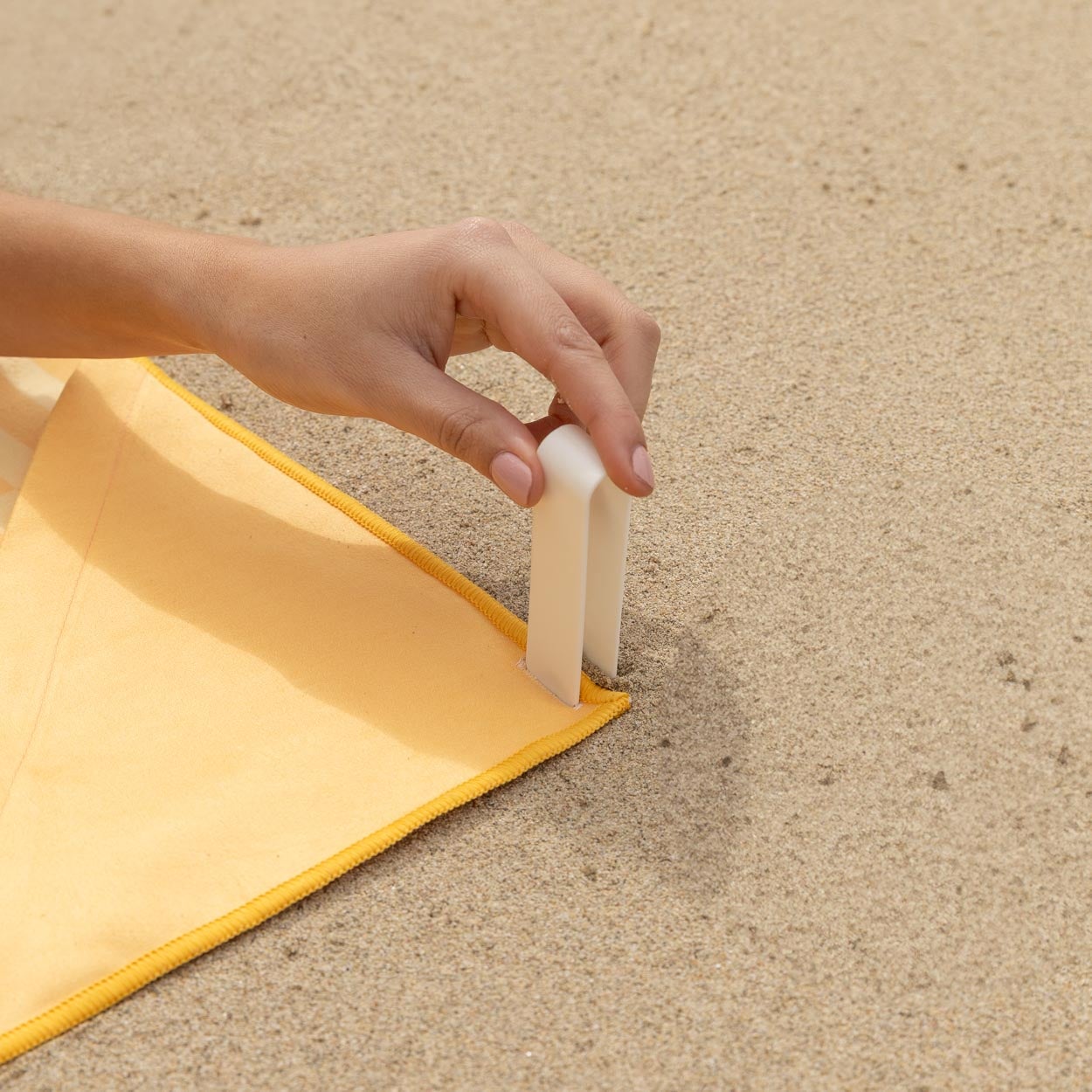 Flamingueo Serviette Plage Piscine Microfibre 180x90cm Jaune - 5